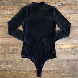 Mikey and Joey black bodysuit